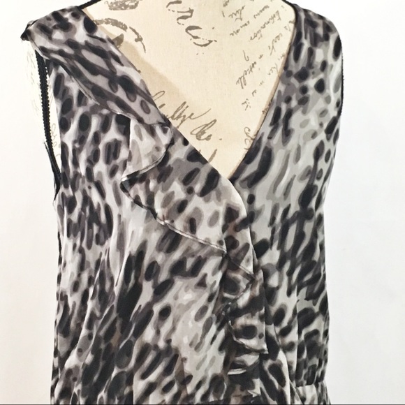 BCBGmaxazaria Animal Print  Sleeveless Tunic - Picture 2 of 8